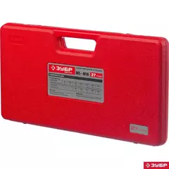 ЗУБР 27 предм., сталь 9ХС, набор метчиков и плашек в пластиковом боксе (28123-H27)