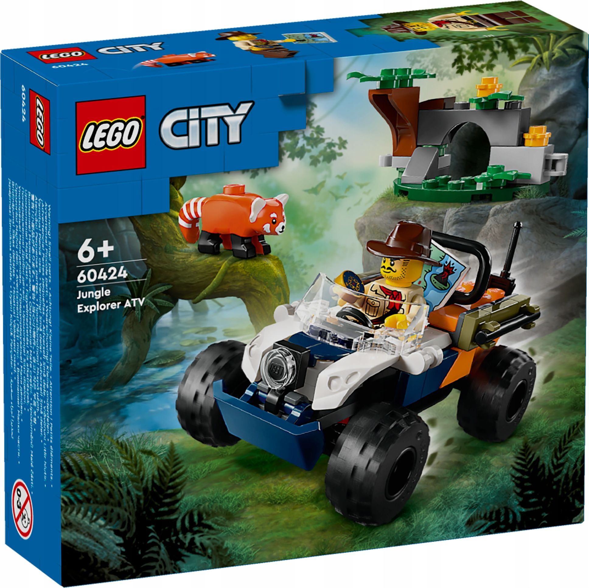 Конструктор LEGO City - Исследователь джунглей с красной пандой - Лего Сити  60424 купить в Москве | Доставка по России.