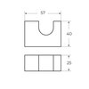 Art&Max AM-E-3986-MB PLATINO AM-E-3986-MB Крючок, черный матовый