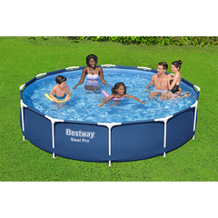 Каркасный бассейн Bestway 56681 (366х76 см) с картриджным фильтром
