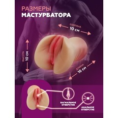 Мастурбатор реалистичный Wet pussy (светлый)