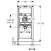 Geberit Duofix 111.689.00.1 Инсталляция для писсуара