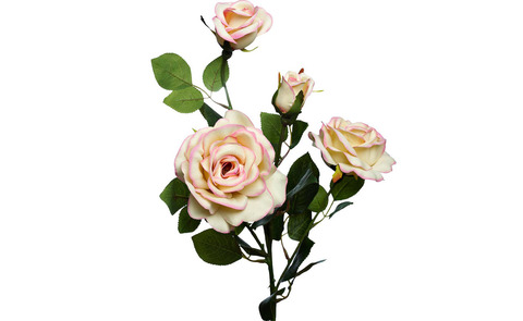 Искусственный цветок Роза чайная 80см Garda Decor 9F27009M-4303