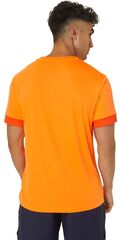 Теннисная футболка Asics Court Short Sleeve Top - shocking orange/koi