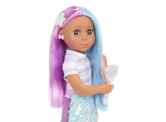 Glitter Girls Сиара с фиолетово-голубыми волосами и с аксессуарами для волос 35 см. (GG51101)