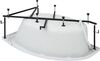 Aquanet 242134 Каркас сварной для ванны 150х100 MAYORCA L/R (242134)