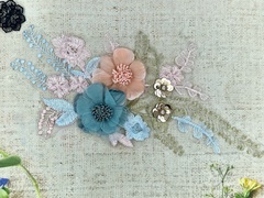 Аппликация пришивная, р. 40х19 см