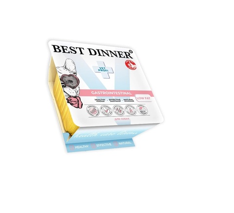Best Dinner Gastrointestinal Low Fat консервы для собак при нарушениях пищеварения 100 гр