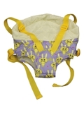 Рюкзак-кенгуру - Сиреневый / желтый. Одежда для кукол, пупсов и мягких игрушек.