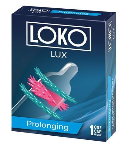 Стимулирующая насадка на пенис LOKO LUX с продлевающим эффектом - Sitabella Sitabella condoms 1454