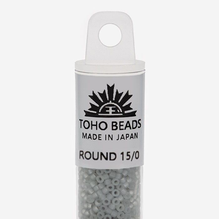 Японский бисер TOHO Round 15/0 (№150F), жемчужный матовый