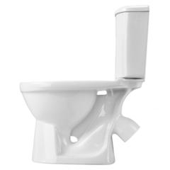 Унитаз-компакт Бореаль 1WH302146 с диагональным выпуском, антивсплеск