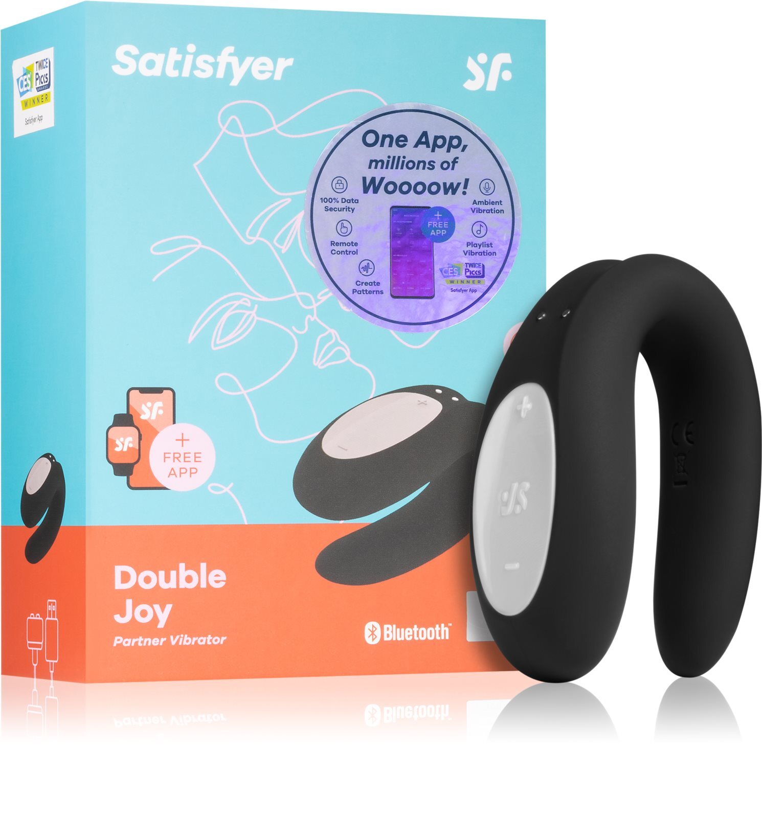 Satisfyer вибратор Double Joy купить в Москве | Доставка по России.