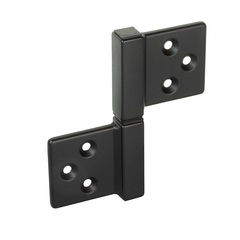 Петля Morelli CH-S 85X82 B, петля карточная универсальная, цвет - черный