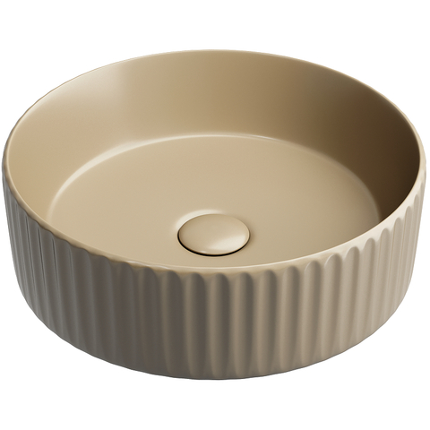 Ceramica Nova Element CN6057MC Умывальник чаша накладная круглая 360*360*115мм (цвет Капучино Матовый)