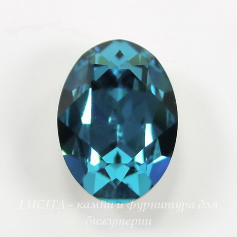 4120 Ювелирные стразы Сваровски Indicolite  (14х10 мм)