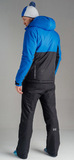 Утеплённый прогулочный лыжный костюм Nordski Montana Premium Blue-Black мужской с лямками