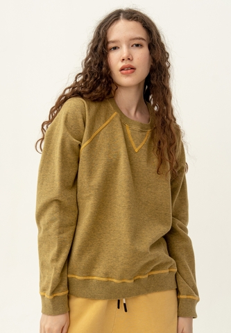 Свитшот реглан Bowery NYC однотонный Honey