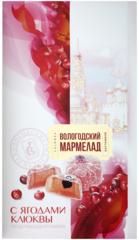 Мармелад с ягодами Клюквы, 270 гр.