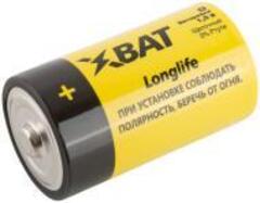 LR20 Батарейка щелочная, 1,5 В, тип D,  LR20 (2 шт./уп) ХВАТ---