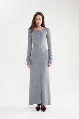 Платье «Old Money» с пуговицами