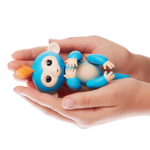 Интерактивная обезьянка Fingerlings Борис синий