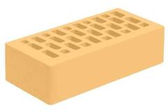 Кирпич лицевой одинарный СОЛОМА  гладкий 1под=480шт   Железногорск