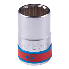 KING TONY (433020S) Головка торцевая стандартная двенадцатигранная 1/2", дюймовая 5/8"