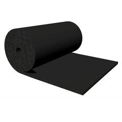 Рулон теплоизоляционный из вспененного каучука РУ-ФЛЕКС СТ-СК DN 60, толщина 3, ширина 1000мм  с нанесенным специальным клейким слоем