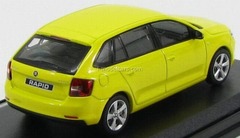 Skoda Rapid Spaceback 2014 Sprint yellow Abrex 1:43