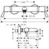 Термостат для ванны Hansgrohe Ecostat Comfort 13115000