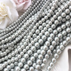 Майорка светло-серая 8 мм, 1 нить, МА140