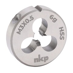 Плашка М 3,0х0,5 DINEN22568 HSS 6g 20х5мм NKP 240030N