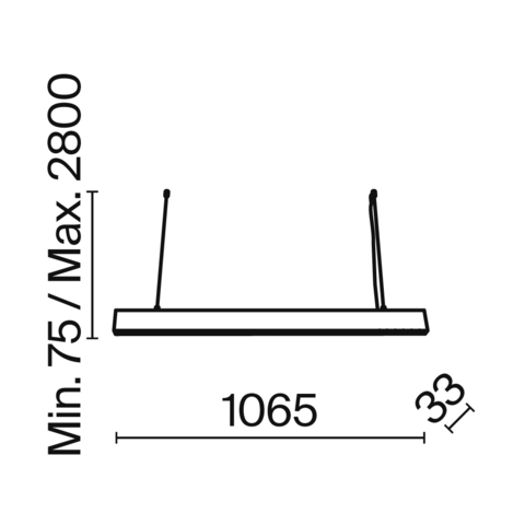 Подвесной светодиодный светильник Maytoni Vinder P050PL-L40B4K черный