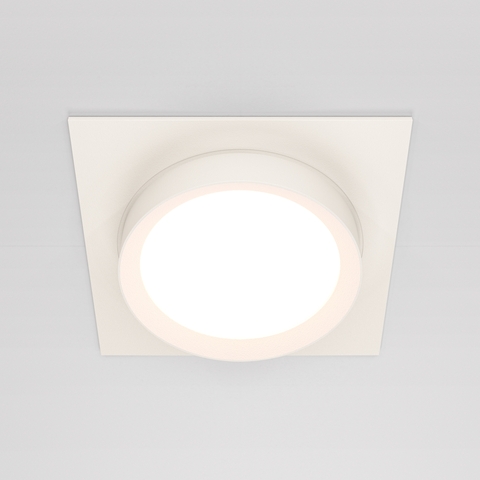 Встраиваемый светильник Maytoni Hoop DL086-GX53-SQ-W