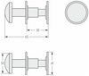 Сунержа 00-2010-0007 Вешалка "ЛИНЗА" н/ж "СУНЕРЖА" (Без покрытия)
