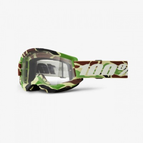 Очки 100% Strata 2 War Camo / Clear Lens