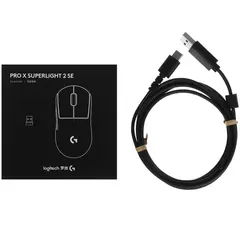 Мышь Logitech G PRO X SUPERLIGHT 2 SE красный оптическая 44000dpi беспров. USB-C (910-007474)