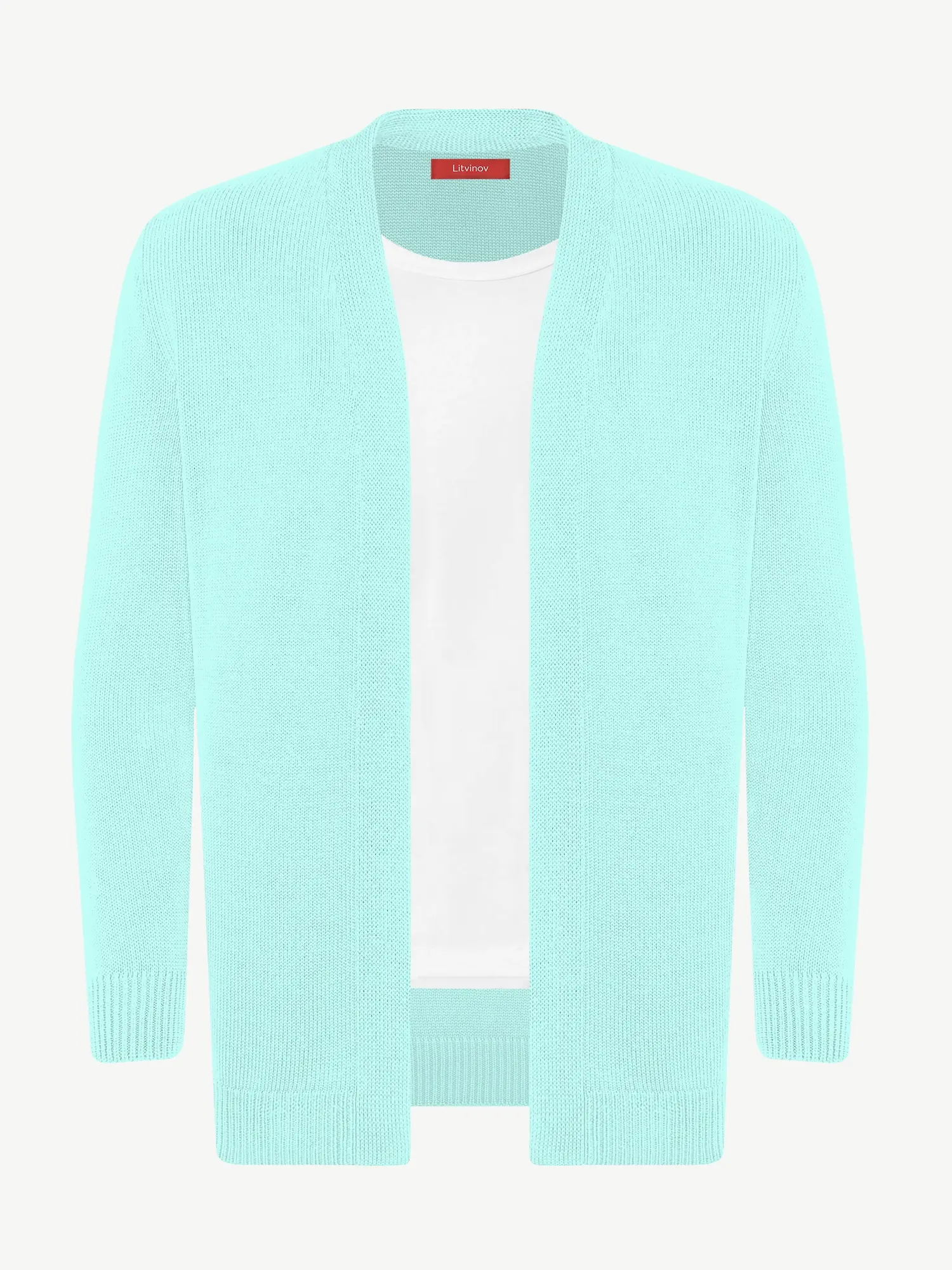 Кардиган с планкой из шелка