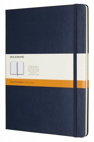 Блокнот Moleskine Classic XLarge, цвет синий, в линейку