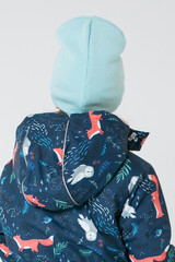 шапка  для девочки  КВ 20159/21ш/светлая бирюза