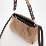 Сумка Саломея 204 эко-замша песочный