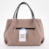 Сумка Саломея 164 норвежский тауп + черный