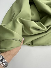 Плащовая смесовая ткань, цвет Зеленое яблоко