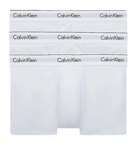 Боксерки Calvin Klein Modern Cotton Trunk 3P - white/white/white