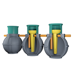 Септик ЕЗПИ 3 шара 3300 л.(1400x1400x1850см;170кг;) - арт.559647