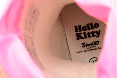 Резиновые сапоги для девочек утепленные Хелло Китти (Hello Kitty), цвет розовый. Изображение 11 из 11.