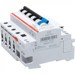Выключатель автоматический дифференциального тока ABB DS204 4п C 25А 30мА тип AC 6кА 6модулей 2CSR254001R1254