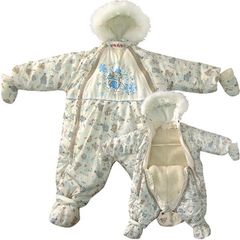 Комбинезон-трансформер "Снежок" (розовый)