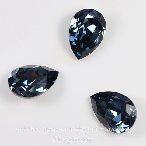 4320 Ювелирные стразы Сваровски Капля Denim Blue (14х10 мм) ()